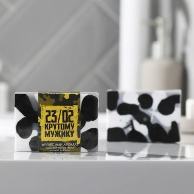 Мыло «Крутому мужику» 100 г, древесный аромат
