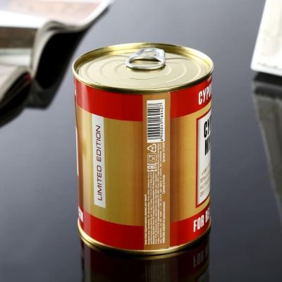 Носки в банке "Сурового мужика" (мужские, цвет черный)