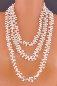 Бусы Жемчуг "Облепиха" арт.П2073