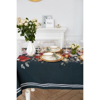 Скатерть "Этель" Flowers 180х147 см, 100% хлопок, саржа 190 г/м2