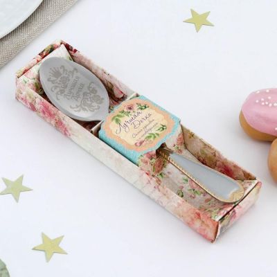 Ложка с гравировкой чайная в подарочной коробке "Лучшая дочка"