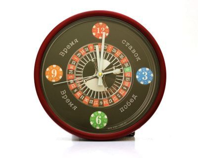 Часы настенные "Рулетка" (29 см)