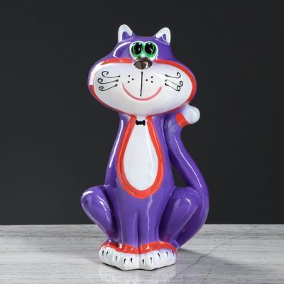 Копилка "Кот Мартын", покрытие лак, разноцветная, 28 см, микс