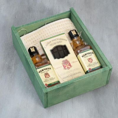 Набор «Танк» гель для душа, шампунь виски, мыло, мочалка