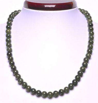 Бусы Змеевик "Классика №8" арт.НЗМ-1(8)-45-2