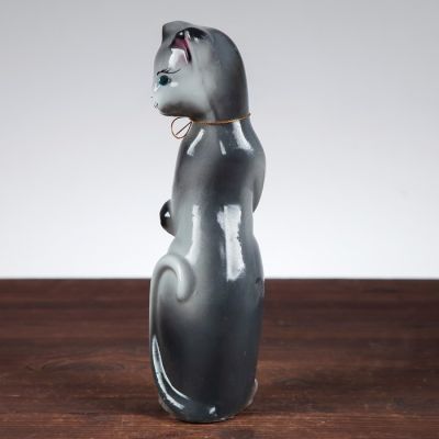 Копилка "Багирка с лапкой", серый цвет, 27 см