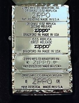 Зажигалка ZIPPO 250 Filigree Silver Logo с серебристыми штампами