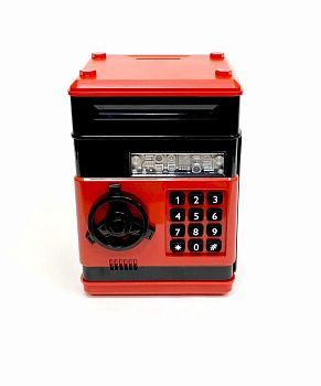 Копилка-сейф на кодовом замке со звуком (13х12х19см) 