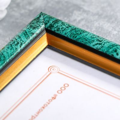 Фоторамка пластик 10х15 см 585 малахит