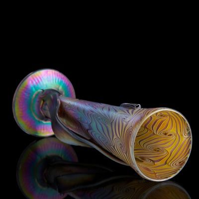 Ваза интерьерная "Iris Leaf Glass"