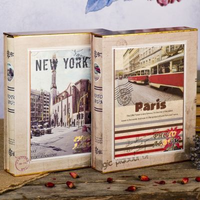 Фотоальбом на 100 фото 13х18 см "Транспорт" в коробке МИКС 29,8х23х5,5 см