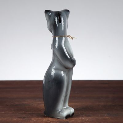 Копилка "Багирка с лапкой", серый цвет, 27 см