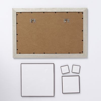 Фоторамка МДФ на 4 фото 4,5х4,5, 10х10, 20х20 см "Токио" рамки на магните 30х45х2 см