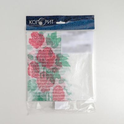 Скатерть без основы многоразовая «Вышивка», 120×180 см, цвет прозрачный