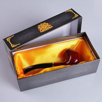 Трубка "Командор", раструб под камень, 13.5х8 см