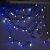 Гирлянда «Нить» 10 м с насадками «Шарики 1.5 см», IP44, тёмная нить, 100 LED, свечение бело-синее, мигание, 220 В Гирлянда «Нить» 10 м с насадками «Шарики 1.5 см», IP44, тёмная нить, 100 LED, свечение бело-синее, мигание, 220 В