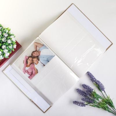 Фотоальбом 200 фото 10х15 см "Бант и кружево" МИКС 25,5х19,5х4 см