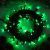 Гирлянда «Нить» 10 м, IP20, тёмная нить, 100 LED, свечение зелёное, 8 режимов, 220 В