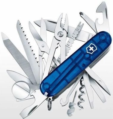 Victorinox SwissChamp Blue translucent Нож складной (арт. - 1.6795.T2)