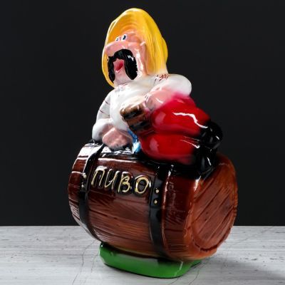 Копилка "Пиво", глянец, разноцветная, 29 см