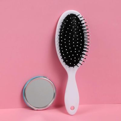 Подарочный набор «Бульк-бульк», 3 предмета: открытка, зеркало, массажная расчёска