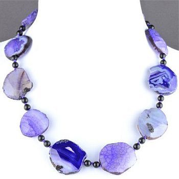 Бусы Агат "Грот" арт.П3512