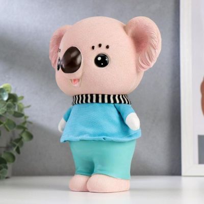 Копилка полистоун "Коала в свитере" МИКС 21,5х17х10 см