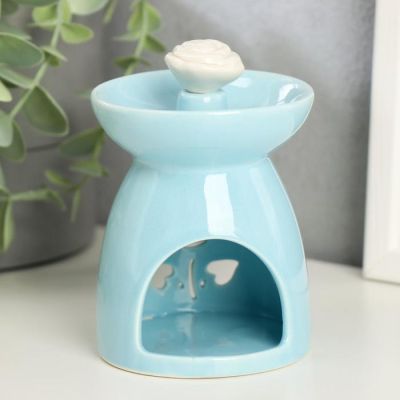 Аромалампа керамика "Розочка" МИКС 11х7,2х7,2 см