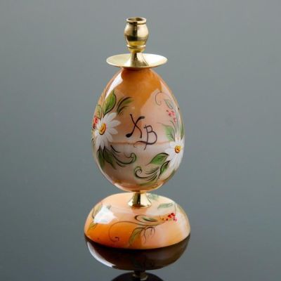 Подсвечник «Церковное яйцо», 6×12 см, селенит