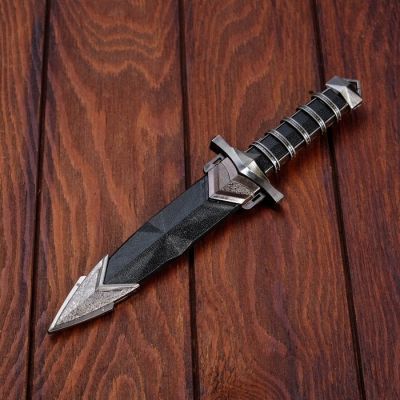 Сувенирный кинжал, 25 см, чёрная витая рукоять