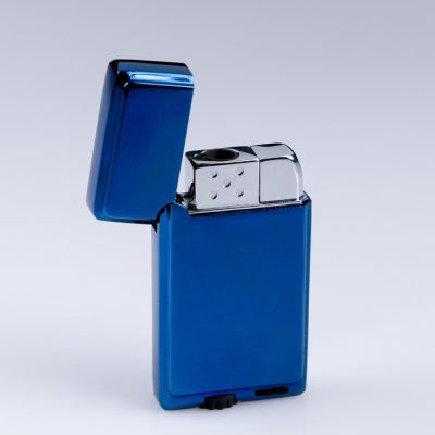 Зажигалка газовая "Уилтшир", 3.3х6.2 см, синяя