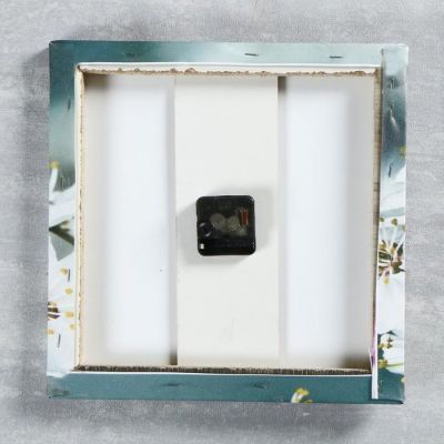 Часы настенные модульные «Весеннее цветение», 35 × 110 см