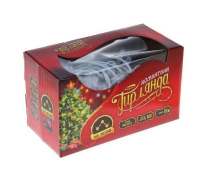 Гирлянда комнатная "Метраж" (10 м. нить белая)