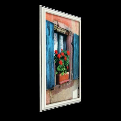 Фоторамка 21х30 см "Белое серебро"