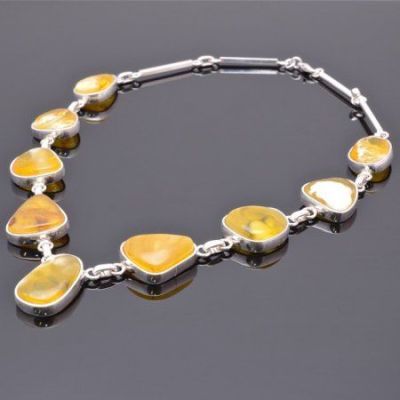 Колье Янтарь "Балтийская осень" арт. ЯК-1424