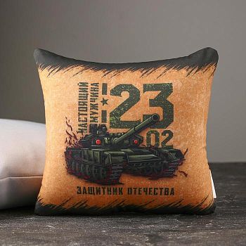 Подушка-антистресс «Защитник Отечества», 21х20 см