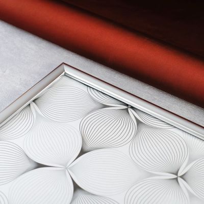 Фоторамка пластик "Гамма сильвер" 21х30 см