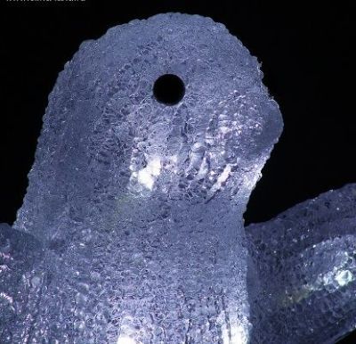 Фигура акрил. "Пингвин белый" (29х16 см.)