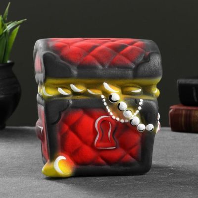 Копилка "Сундучок с Деньгами" 15х12см