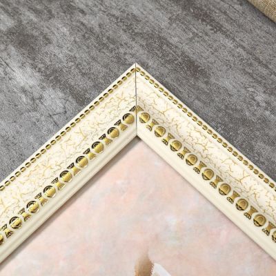 Фоторамка пластик FOTEX VIP 30х45 см (белый&золото)