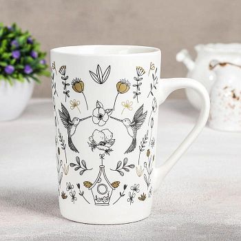 Кружка Доляна «Колибри», 380 мл