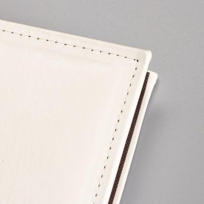 Фотоальбом на 120 фото 15х20 см "Растительный орнамент на белом" кожзам в коробке 34х27,5х4,3 см 1