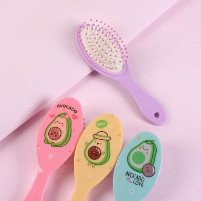 Расчёска массажная, 5,4 × 17,6 см, рисунок МИКС