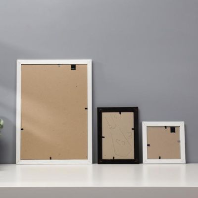 Набор фоторамок 10х10, 10х15, 21х30 см (белый-венге) 10 шт