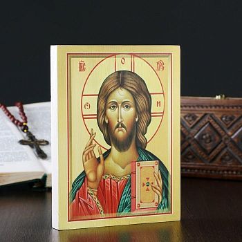 Икона «Иисус», 15х20 см, липа