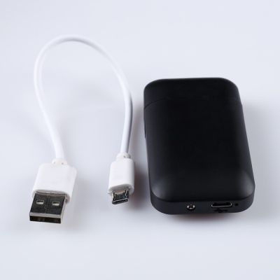 Зажигалка электронная "Классика", дуговая, USB. чёрная