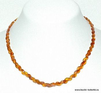 Бусы Янтарь "Колосок" арт. НЯН - п164