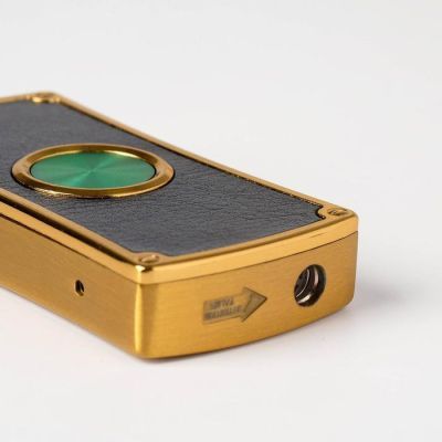 Зажигалка газовая "Циклоп", зелёная, 3х6.5 см