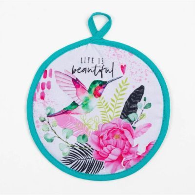 Набор кухонный Love your live варежка-прихватка 20х28см, прихватка 17х17см, 35% х/л,65% п/э