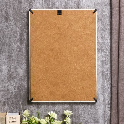 Фоторамка пластик L-5 21х30 см, слоновая кость, с небьющимся стеклом